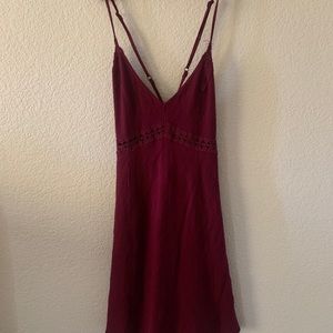 Free people peekaboo lace dress